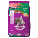 Whiskas Adult (+1 year) Dry Pellet Cat Food, Tuna Flavour, 7Kg